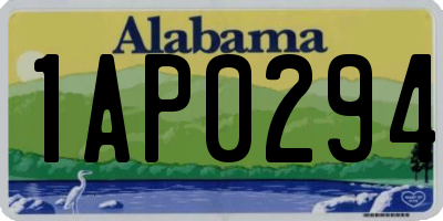 AL license plate 1AP0294