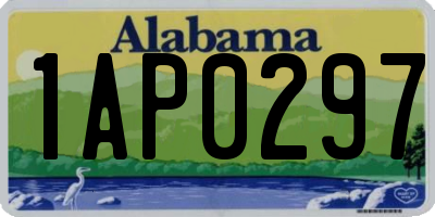 AL license plate 1AP0297