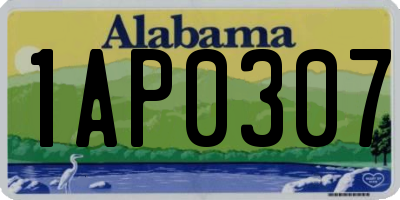 AL license plate 1AP0307