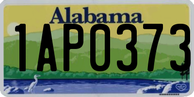 AL license plate 1AP0373
