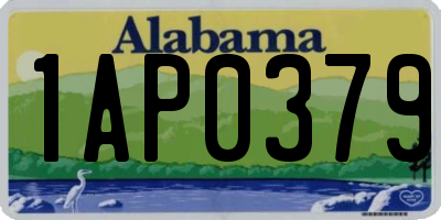 AL license plate 1AP0379