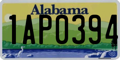 AL license plate 1AP0394