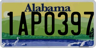 AL license plate 1AP0397