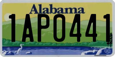 AL license plate 1AP0441