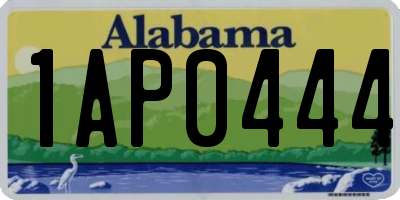 AL license plate 1AP0444