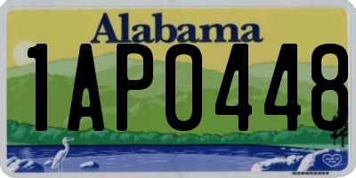 AL license plate 1AP0448