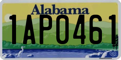 AL license plate 1AP0461