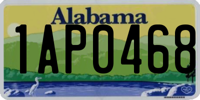 AL license plate 1AP0468