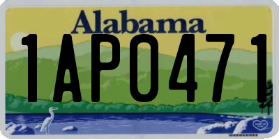 AL license plate 1AP0471