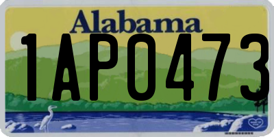 AL license plate 1AP0473