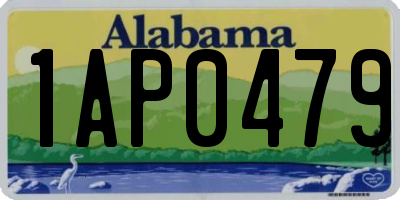 AL license plate 1AP0479