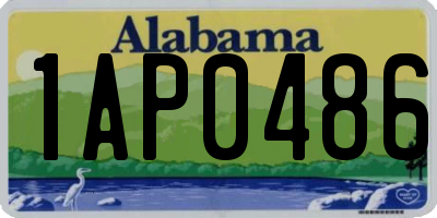 AL license plate 1AP0486
