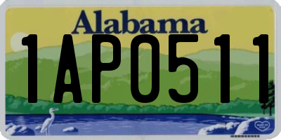 AL license plate 1AP0511
