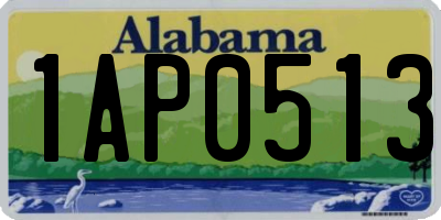 AL license plate 1AP0513