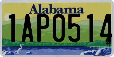 AL license plate 1AP0514