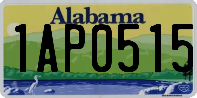 AL license plate 1AP0515