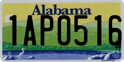 AL license plate 1AP0516