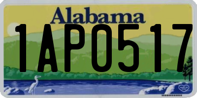 AL license plate 1AP0517