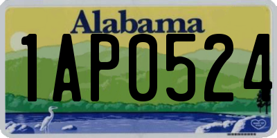 AL license plate 1AP0524