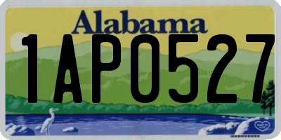 AL license plate 1AP0527