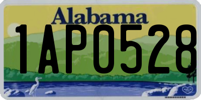 AL license plate 1AP0528