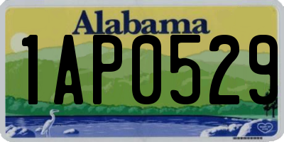 AL license plate 1AP0529
