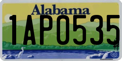 AL license plate 1AP0535