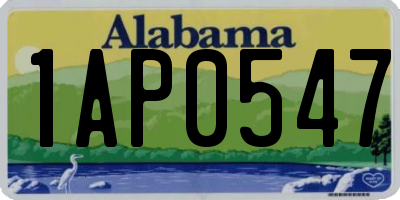 AL license plate 1AP0547