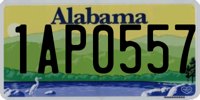 AL license plate 1AP0557