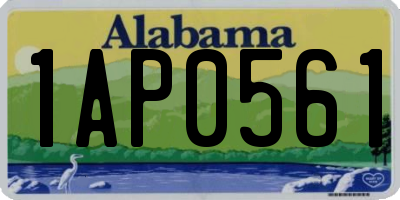 AL license plate 1AP0561