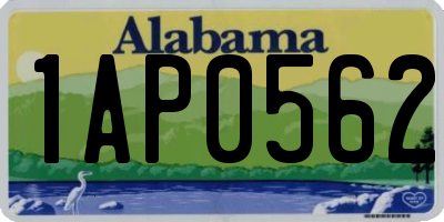 AL license plate 1AP0562