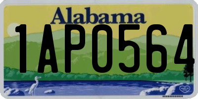 AL license plate 1AP0564