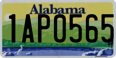 AL license plate 1AP0565