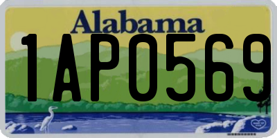 AL license plate 1AP0569