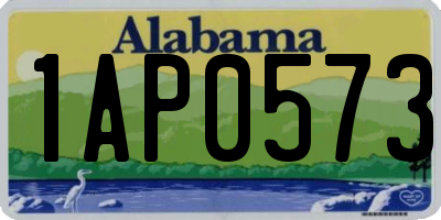 AL license plate 1AP0573