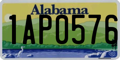 AL license plate 1AP0576
