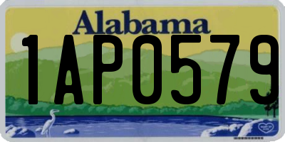 AL license plate 1AP0579