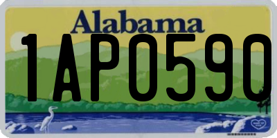 AL license plate 1AP0590