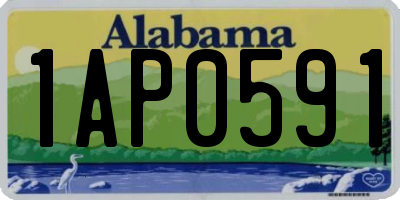 AL license plate 1AP0591