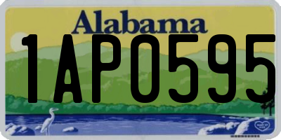 AL license plate 1AP0595