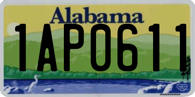 AL license plate 1AP0611