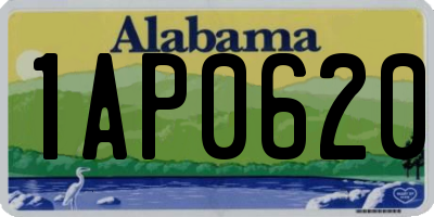 AL license plate 1AP0620