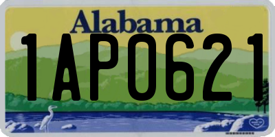 AL license plate 1AP0621