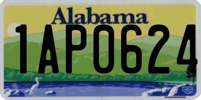 AL license plate 1AP0624