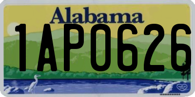 AL license plate 1AP0626