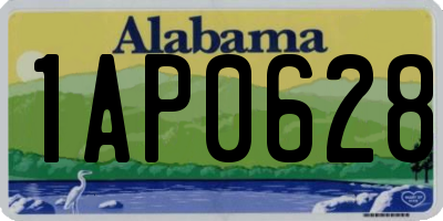 AL license plate 1AP0628