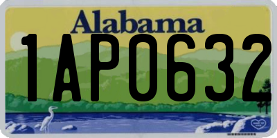AL license plate 1AP0632