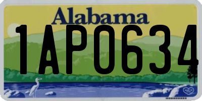 AL license plate 1AP0634