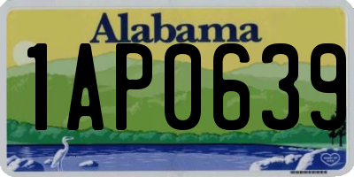 AL license plate 1AP0639