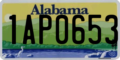 AL license plate 1AP0653